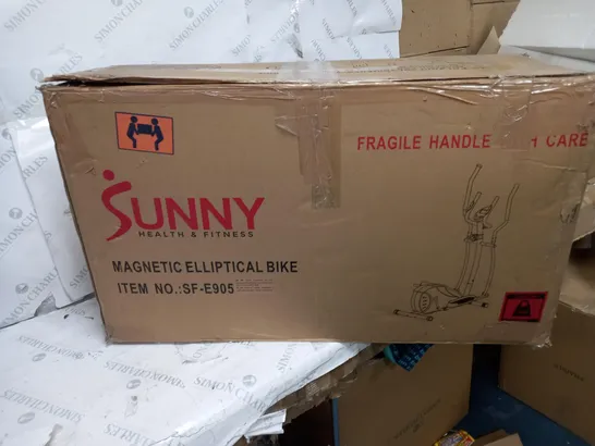 SUNNY MAGNETIC ELLIPTICAL BIKE - COLLECTION ONLY