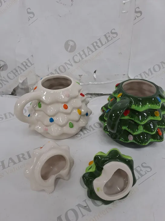 BOXED XMAS TREE MUGS 