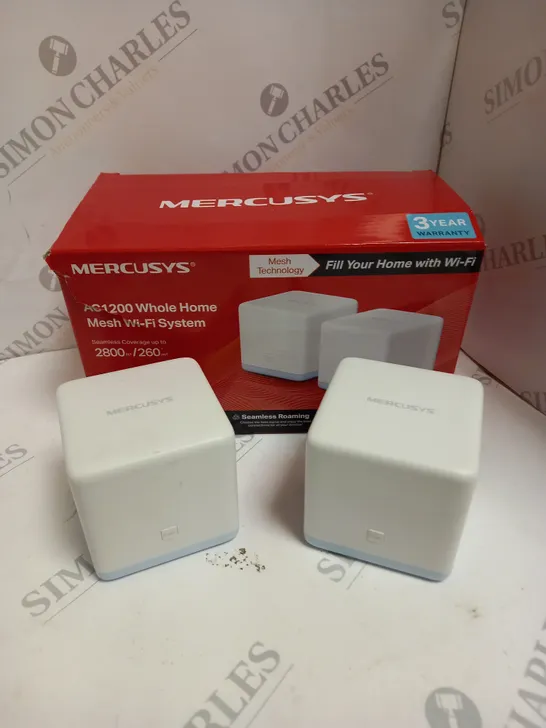 BOXED MERCUSYS AC1200 WHOLE HOME MESH WIFI SYSTEM 