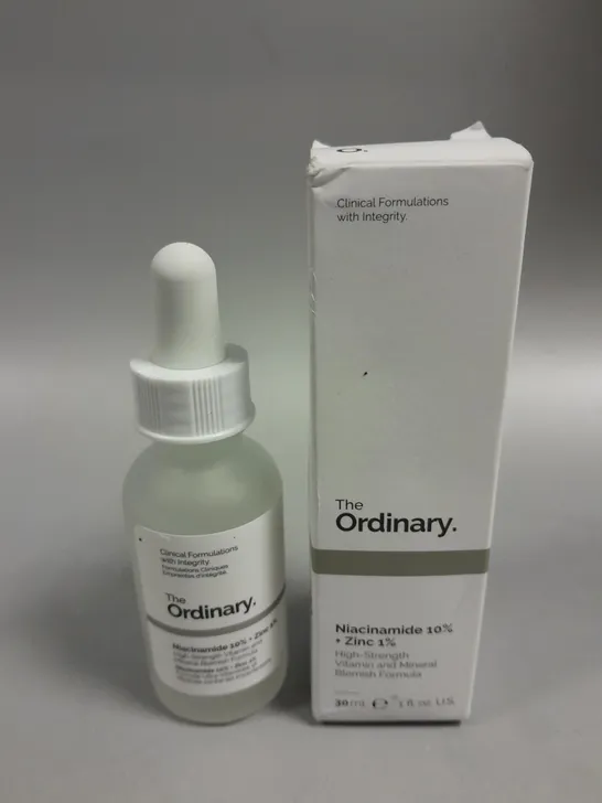 BOXED THE ORDINARY HIGH STRENGTH VITAMIN AND MINERAL BLEMISH FORMULA - 30ML