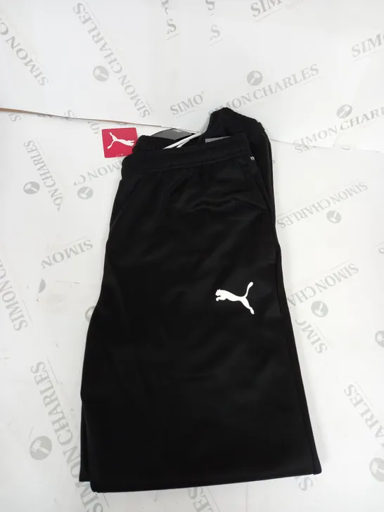 PUMA LOGO TRACKSUIT BOTTOMS SIZE L