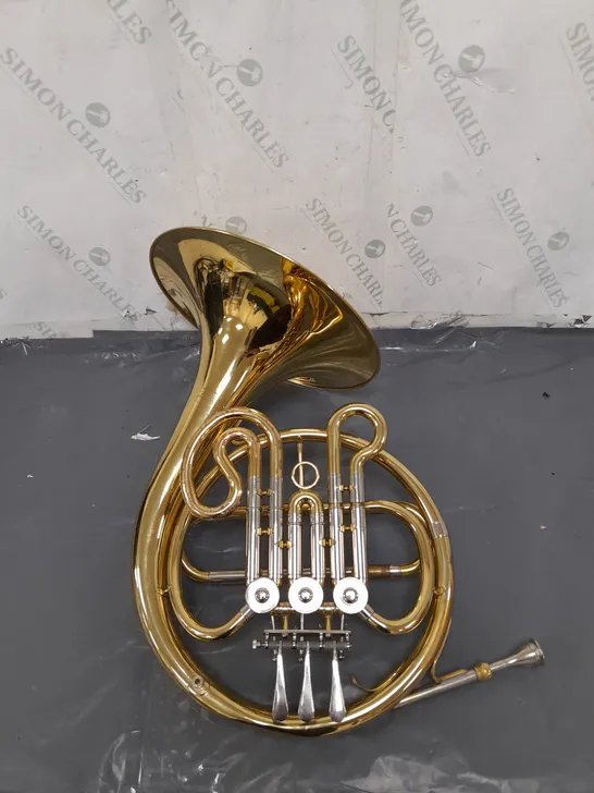 PROFESSIONAL FRENCH HORN IN GOLD 