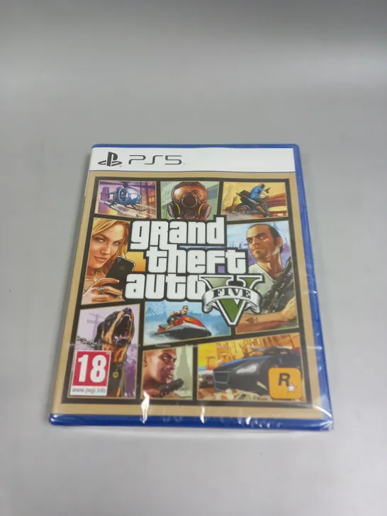 SEALED GRAND THEFT AUTO 5 FOR PS5 