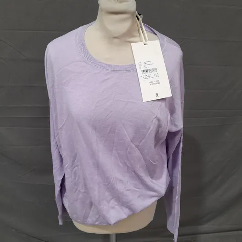 ARMEDANGELS PURPLE LONG SLEEVE T-SHIRT - MEDIUM