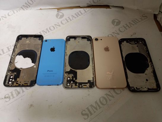 LOT OF 5 IPHONE CASING/BODIES