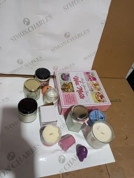 LOT OF APPROX 30 HOUSEHOLD SCENTED CANDLES 