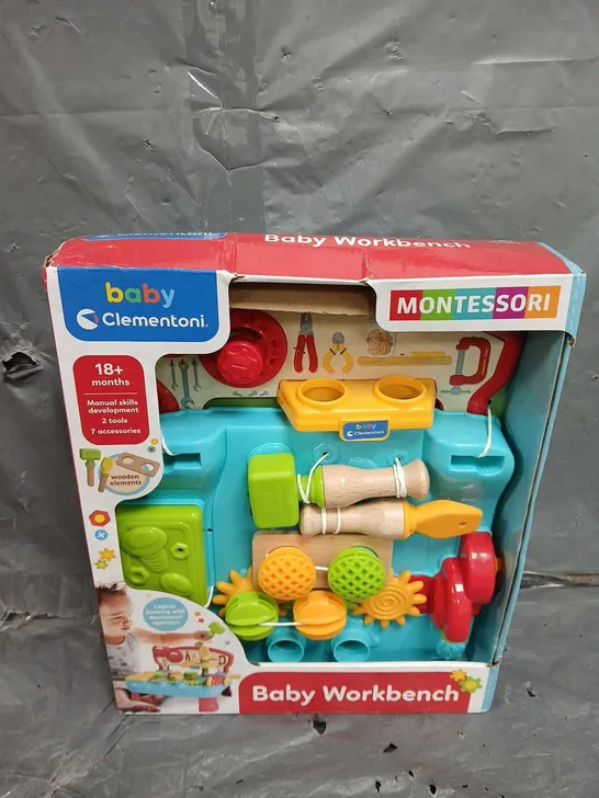 BOXED MONTESSORI BABY CLEMENTONI  BABY WORKBENCH