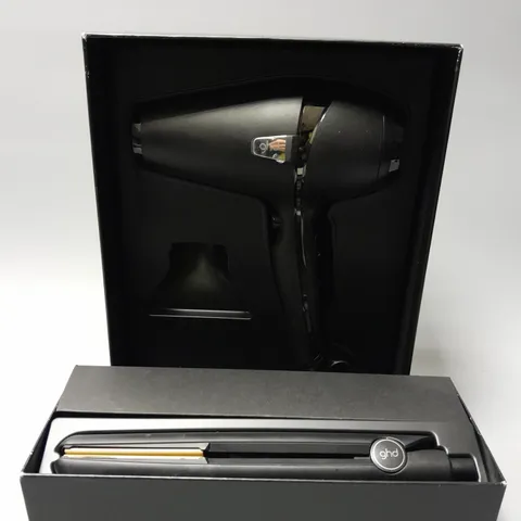 GHD DRY AND STYLE SET - AIR PROFESSIONAL HAIR DRYER AND ORIGINAL PROFESSIONAL STYLER
