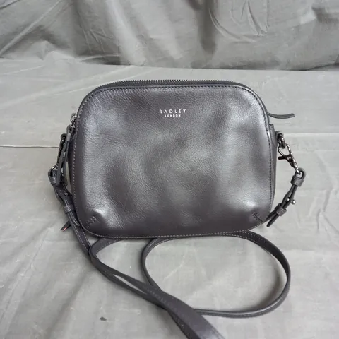 RADLEY LONDON LEATHER CROSSBODY BAG IN BLACK 