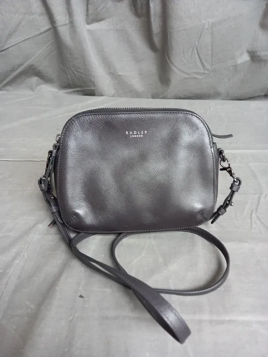 RADLEY LONDON LEATHER CROSSBODY BAG IN BLACK 