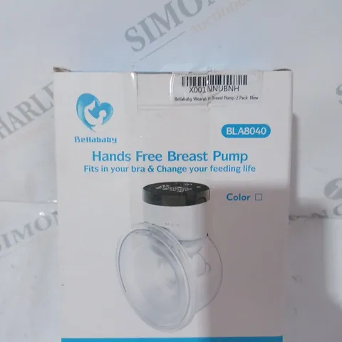 BOXED BELLABABY HANDS FREE BREAST PUMP - BLA8040