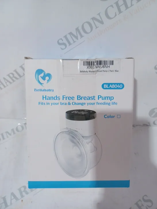 BOXED BELLABABY HANDS FREE BREAST PUMP - BLA8040