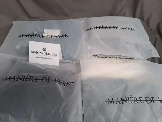 LOT OF 8 ASSORTED BAGGED MANIERE DE VOIR CLOTHING ITEMS IN VARIOUS SIZES