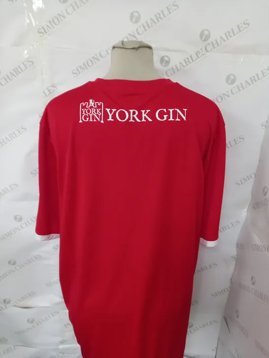 YORK CITY FC FOOTBALL JERSEY SIZE XL