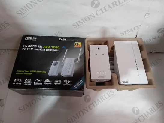 BOXED ASUS PL-AC56 KIT AV2 1200  WI-FI POWERLINE EXTENDER