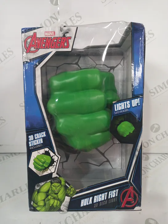 MARVEL AVENGERS HULK RIGHT FIST 3D