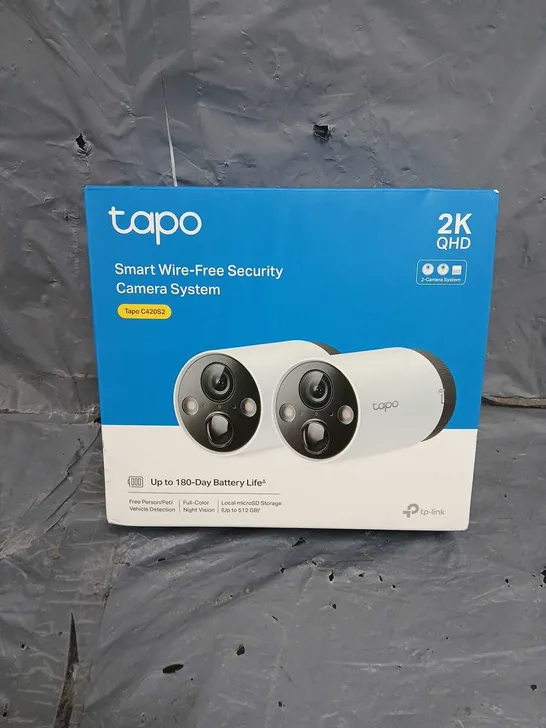 TAPO C420S2 OUTDOOR BATTERY CAM 2-PACK