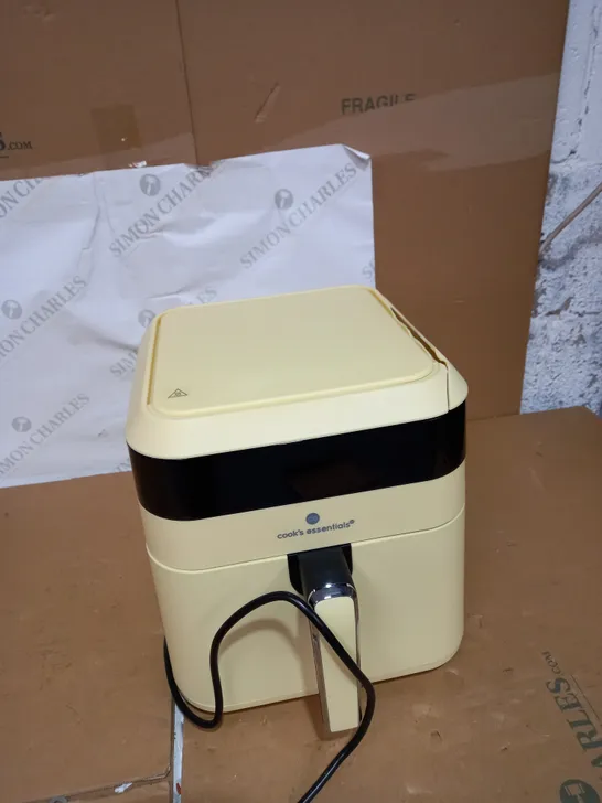 COOKS ESSENTIALS AIR FRYER IN YELLOW