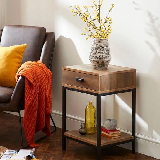 BOXED - FULTON SIDE TABLE PINE