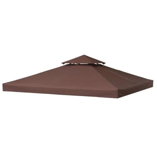 BOXED HABERFIELD DAKOTA FIELDS BROWN FABRIC REPLACEMENT CANOPY FOR GAZEBOS