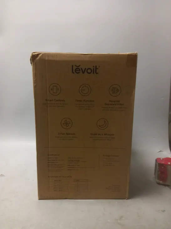 BOXED LEVOIT SMART TRUE HEPA AIR PURIFIER MODEL CORE 200S - WHITE-