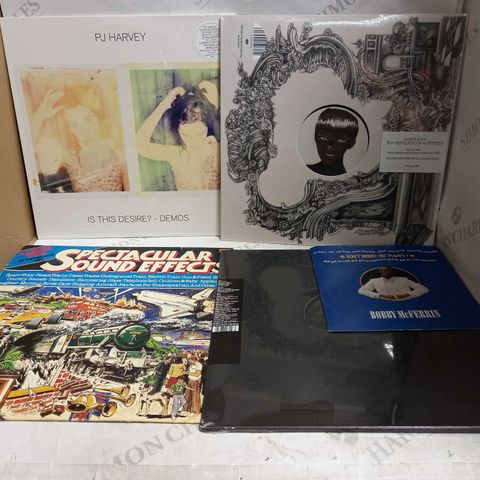 LOT OF APPROXIMATELY 10 ASSORTED VINYL RECORDS, TO INCLUDE OYSTER BAND, PJ HARVEY, YVES TUMOR, ETC