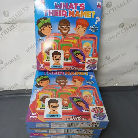 LOT OF 6 KID'S HUB WHAT'S THEIR NAME? RACE ELIMINATION GAME