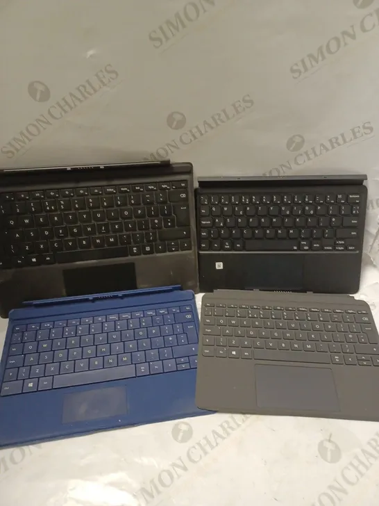 APPROXIMATELY 10 ASSORTED MICROSOFT SURFACE KEYBOARD ATTACHMENTS 