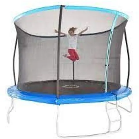 SPORTSPOWER 8FT QUAD LOK GALVANISED TRAMPOLINE WITH SAFETY ENCLOSURE