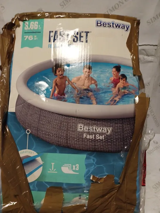 BESTWAY FAST SET POOL INCLUDING FILTER PUMP RRP £139.99