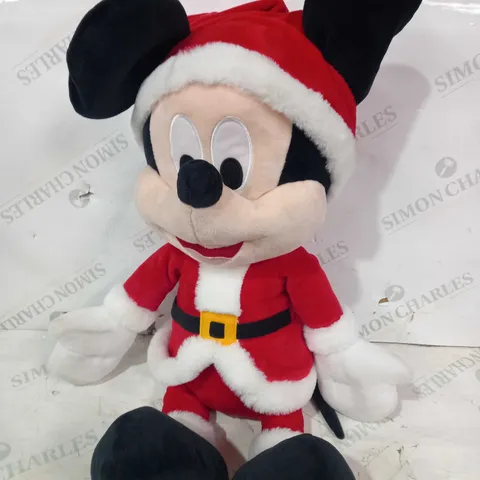 DISNEY FESTIVE MICKEY LARGE SOFT PLUSH TOY