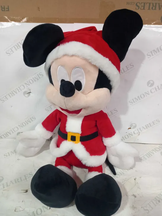 DISNEY FESTIVE MICKEY LARGE SOFT PLUSH TOY