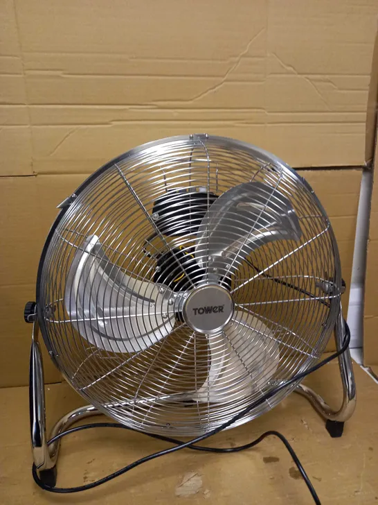 TOWER 18 INCH METAL FLOOR FAN