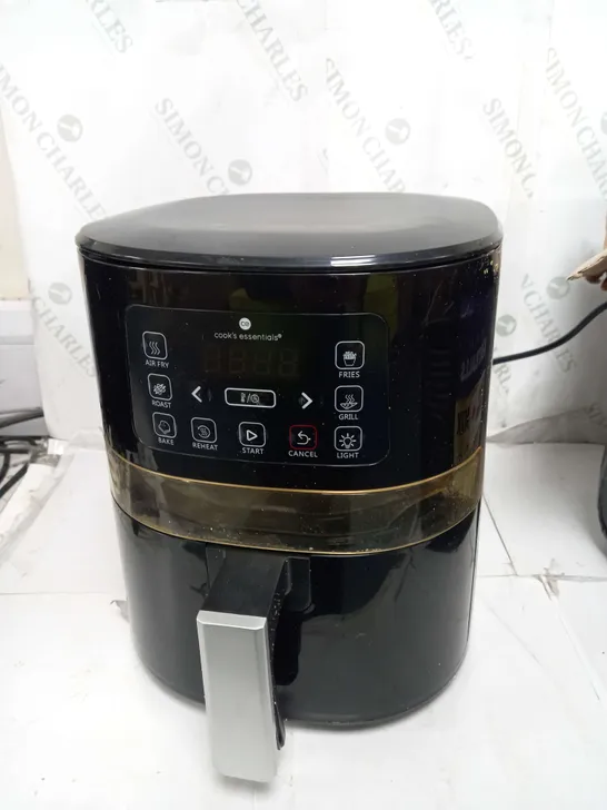 COOK'S ESSENTIALS 4L AIR FRYER IN BLACK