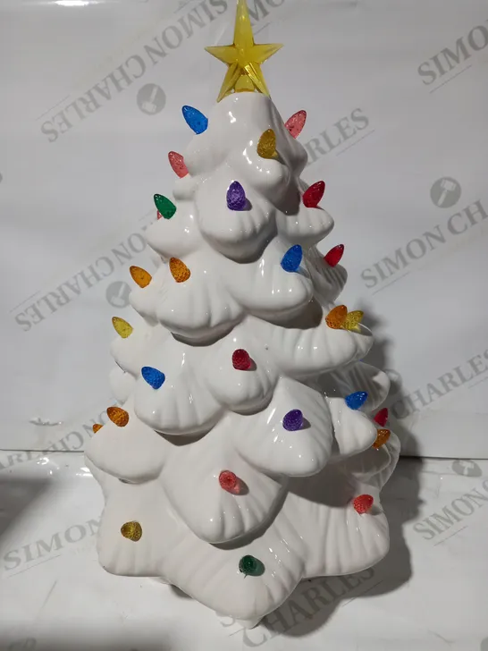 MR CHRISTMAS ILLUMINATED CERAMIC NOSTALGIC TREE