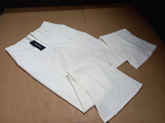 MOTEL ZOVEY WHITE TROUSERS - XXS