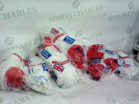 9 ASSORTED BAGGED MOP ENDS