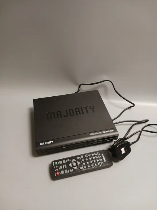 BOXED MAJORITY DVD PLAYER IN BLACK 