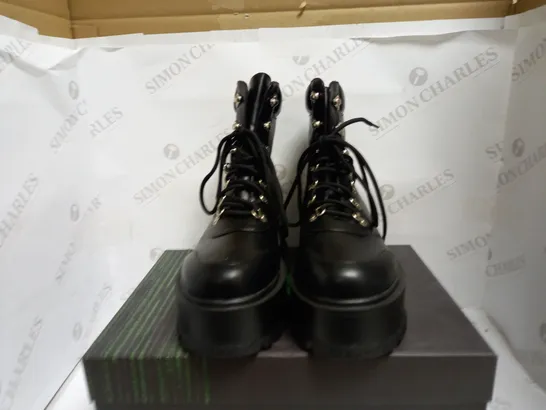 KOI VEGAN PLATFORM BOOTS UK SIZE 9