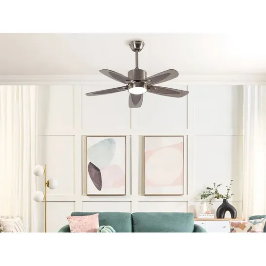 BOXED ARTUS 100cm CEILING FAN WITH LED LIGHTS (1 BOX)