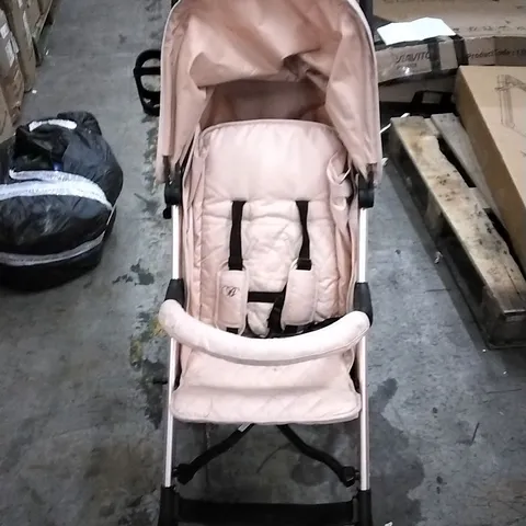 MY BABIIE ROSE COLOURED BABY STROLLER 