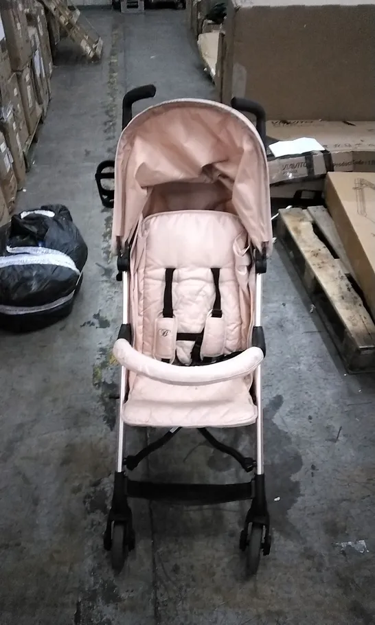 MY BABIIE ROSE COLOURED BABY STROLLER 