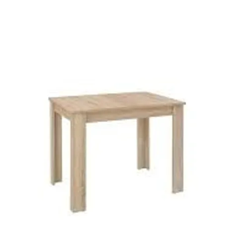 DERBY EXTENDABLE DINING TABLE OAK (1 OF 2 BOXES)