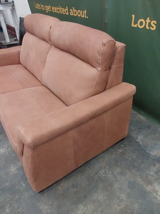 QUALITY DESIGNER ITALIAN MADE GARDA LEATHER 3 SEATER SOFA & ARMCHAIR 