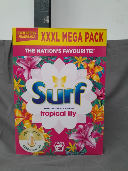 BOXED SURF TROPICAL LILY XXXL MEGA PACK WASHING POWDER