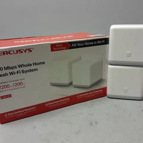 BOXED MERCUSYS 300MBPS WHOLE HOME MESH WI-FI SYSTEM