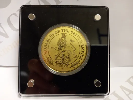 MONARCHS OF THE BRITISH EMPIRE COMMEMORATIVE COIN - ELIZABETH II 