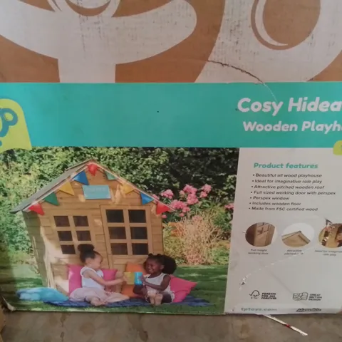 TP COSY HIDEAWAY WOODEN PLAYHOUSE