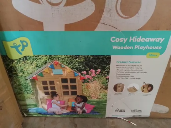 TP COSY HIDEAWAY WOODEN PLAYHOUSE