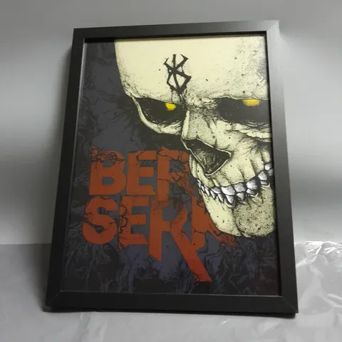 BOXED FRAMED BESERK ANIME POSTER